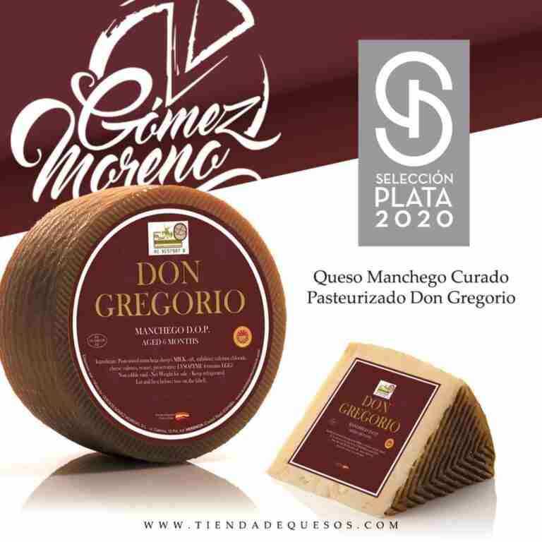 Queso Don Gregorio de Gómez Moreno, premio Gran Selección Plata 2020